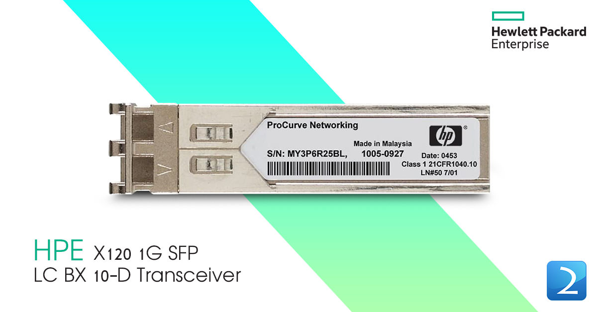 ช้อป [JD099B] HPE X120 1G SFP LC BX 10-D Transceiver ราคาถูก ซื้อ ...